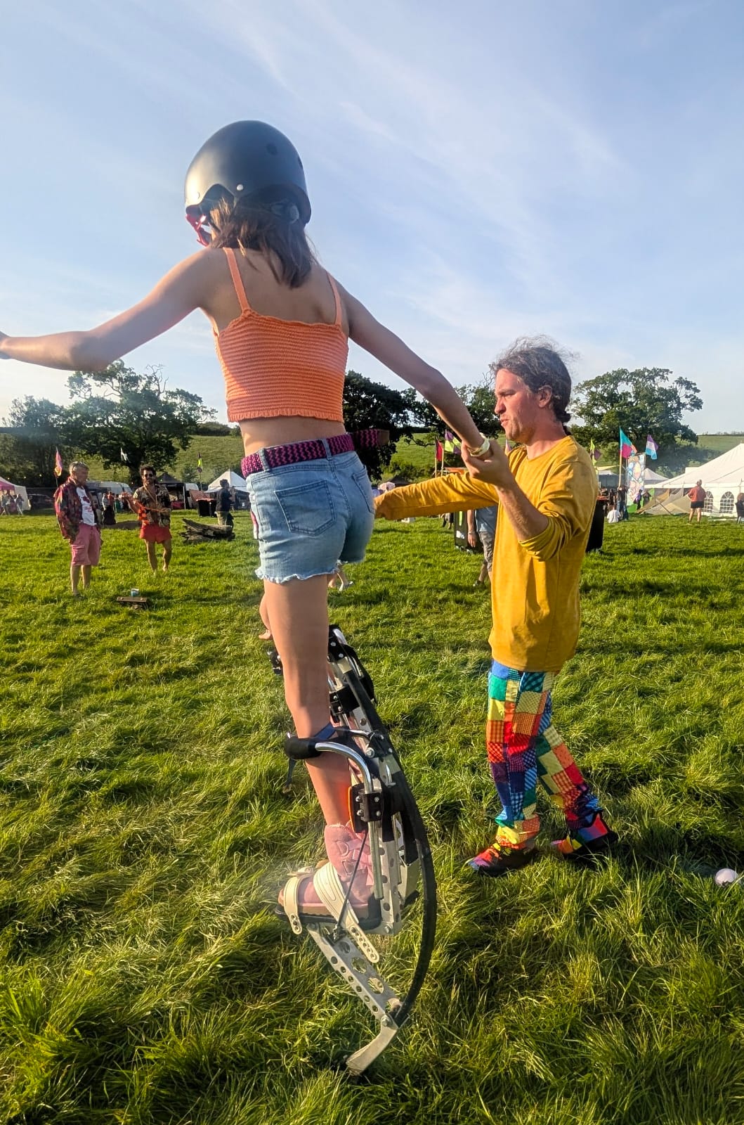 Stilt walking, festival